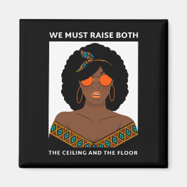 Imán Elevar el techo del suelo BLM Derechos de la mujer