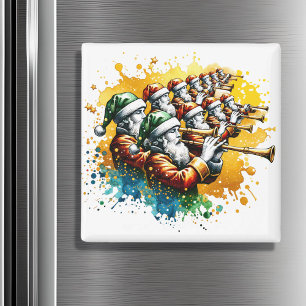 Imán Eleven Pipers Piping   Doce días de Navidades