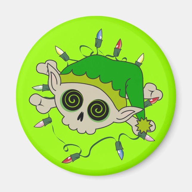 Imán Elf Skull (Frente)