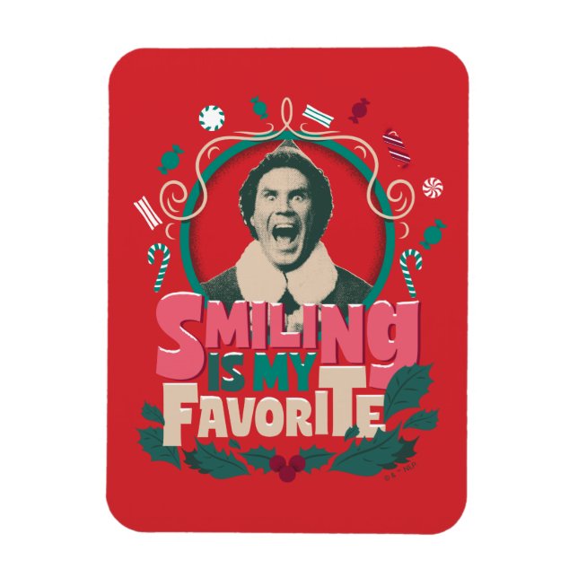 Imán Elf - Sonreír es mi favorito (Vertical)