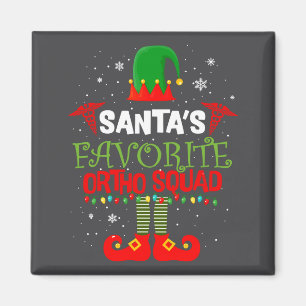 Imán Elfo favorito de Santa de ortodoncia Navidad