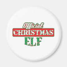 Elfo oficial de la ayuda de Santa divertido