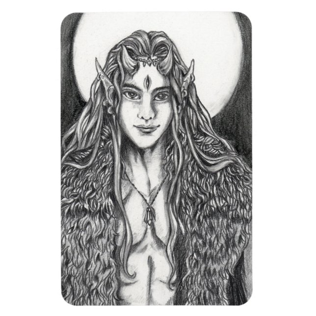 Imán Elfo oscuro (Vertical)