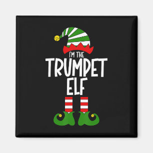 Imán Elfo Trompeta Música Navidad Instrumento A juego E