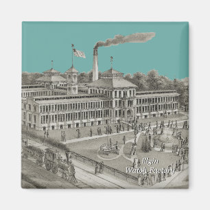 Imán Elgin Watch Factory Illinois 1871