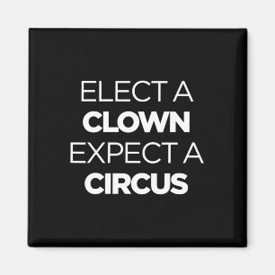 Imán Elige A Un Payaso Esperando Un Circo Divertido Imp