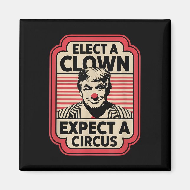 Imán Elige Un Payaso Esperando Que Un Circo Impete A Tr (Frente)