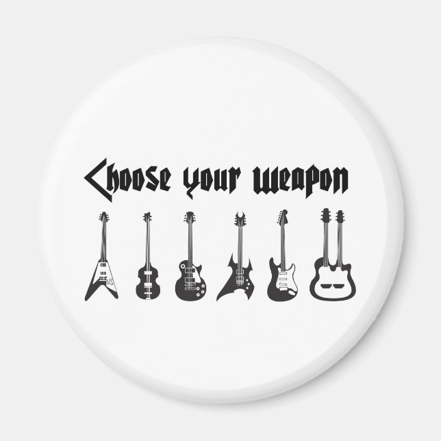 Imán Elija su arma (Frente)