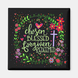 Imán Elije Flores de la Santísima Cruz de Pascua de Bon