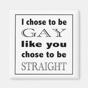 Imán Elijo Ser Gay Como Tú Eligiste Ser Directo
