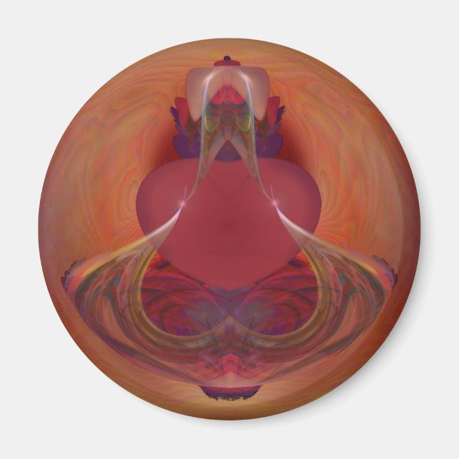 Imán Elixir de la botella de Poción del Amor Fractal (Frente)