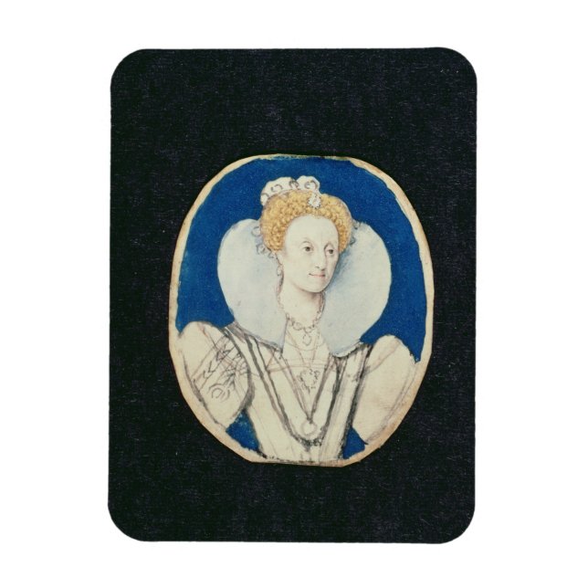 Imán Elizabeth I, retrato en miniatura, (inconclusa) (Vertical)