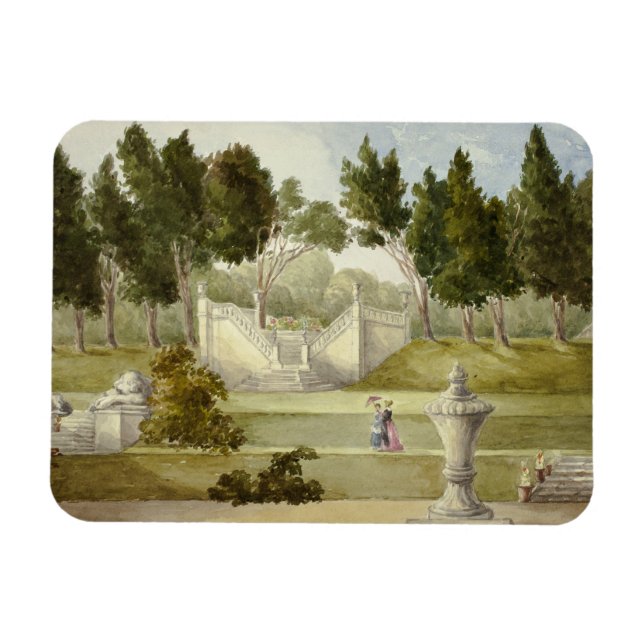 Imán Elizabeth Murray - Jardín en Clifton Hall (Horizontal)