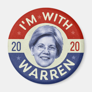 Imán Elizabeth Warren Presidente 2020 Demócrata Pic Ret