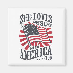 Imán Ella Ama A Jesús Y A Estados Unidos También A La B