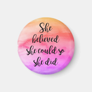 Imán Ella Creía Que Podía Así Que Hizo Magnet