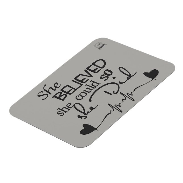 Imán Ella Creyó Que Fridge Magnet (Lado Izquierdo)