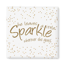 Ella deja una pequeña espuma