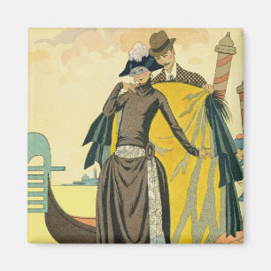 Imán Elle y Lui, 1921 (impresión del pochoir)