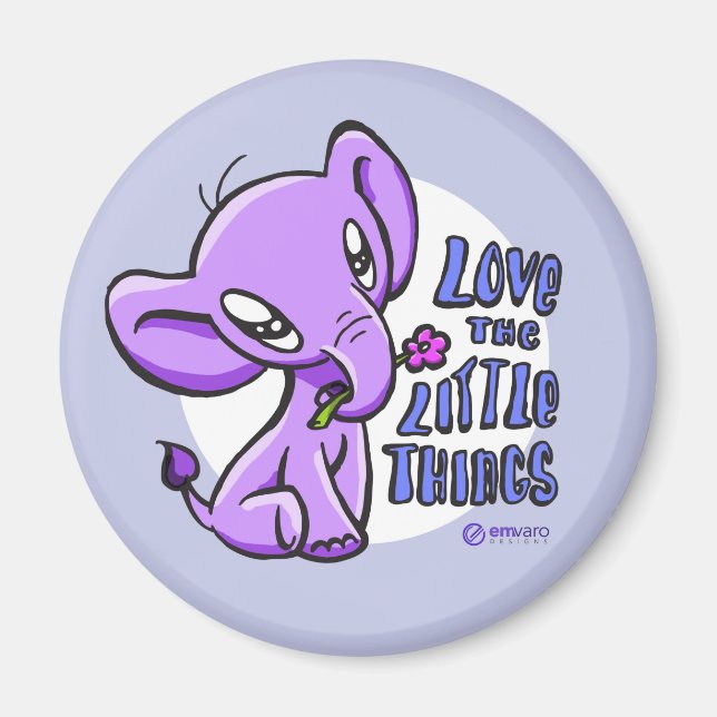 Imán Ellie: Ama las pequeñas cosas (Frente)