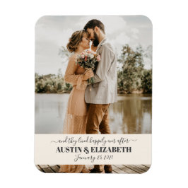 Imán Ellos vivieron felices después de que el boda les