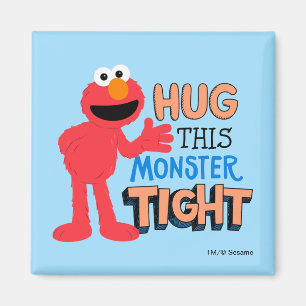 Imán Elmo   Abrace a este monstruo con fuerza