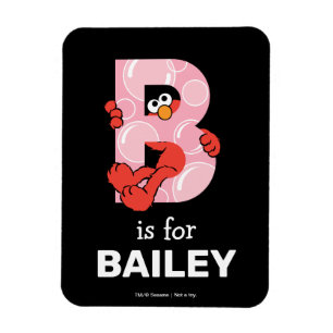 Imán Elmo Alfabeto   B Burbujas