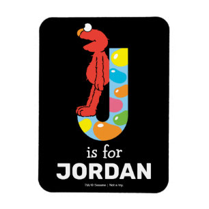 Imán Elmo Alfabeto   J Jelly Bean
