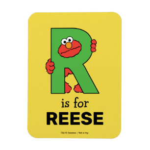 Imán Elmo Alfabeto   R Verde