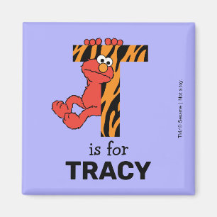 Imán Elmo Alfabeto   T Tigre