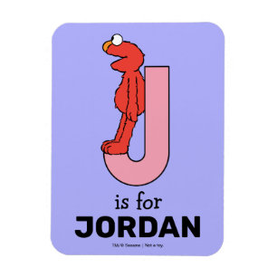 Imán Elmo Alphabet   J Rosa