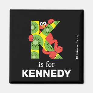 Imán Elmo Alphabet   K Kiwi