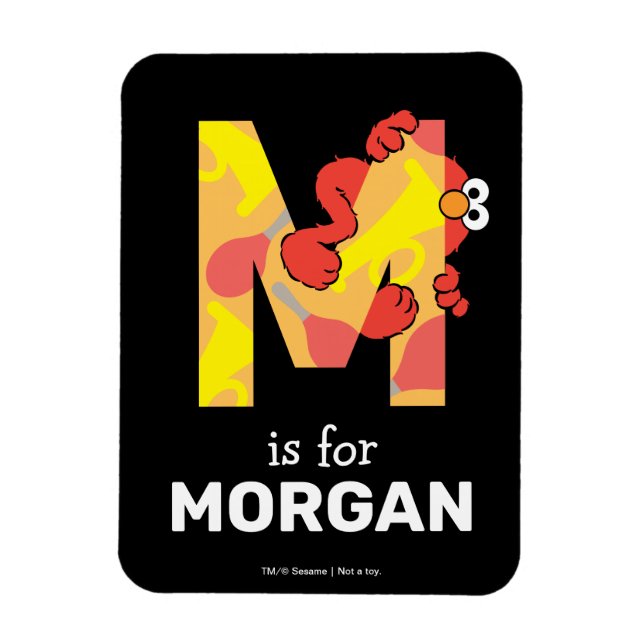 Imán Elmo Alphabet | M Music (Vertical)