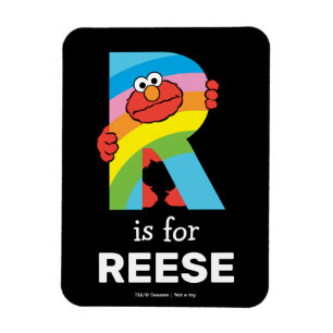 Imán Elmo Alphabet   R Arcoiris