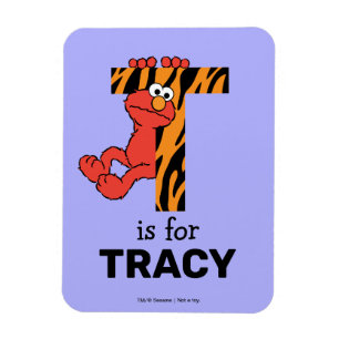Imán Elmo Alphabet   T Tigre
