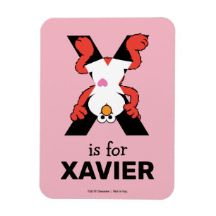Imán Elmo Alphabet   X Xray