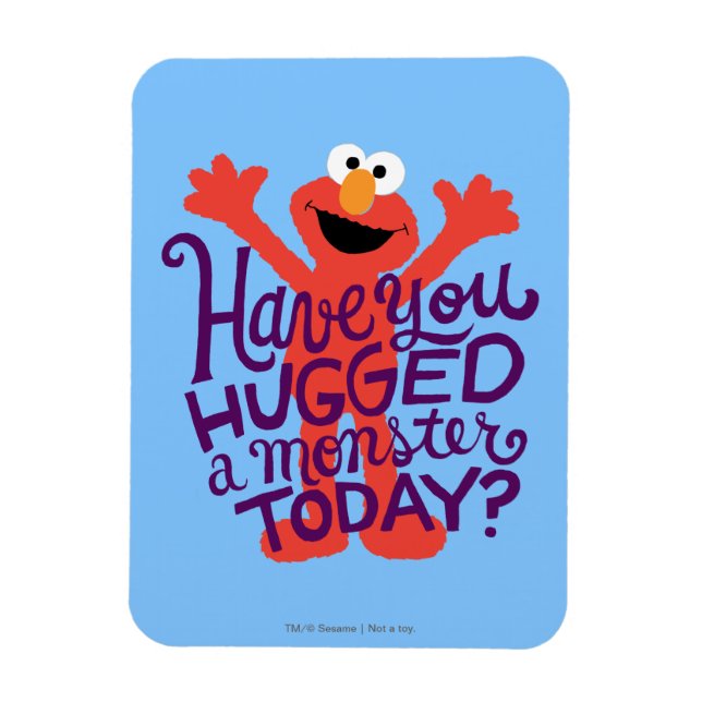 Imán Elmo Hugging (Vertical)
