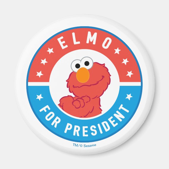 Imán Elmo por la insignia del presidente (Frente)