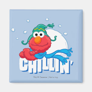Imán Elmo relajándose
