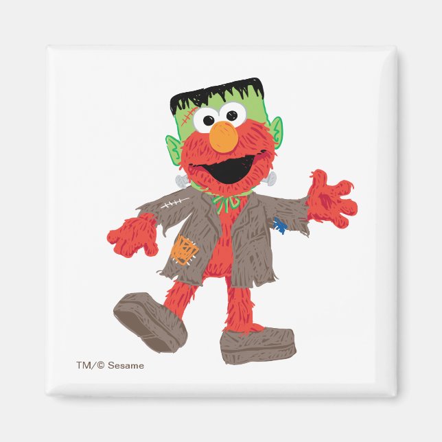 Imán Elmo | Ropa Frankenstein (Frente)
