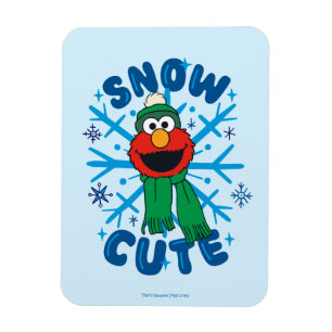 Imán Elmo Snow Cute