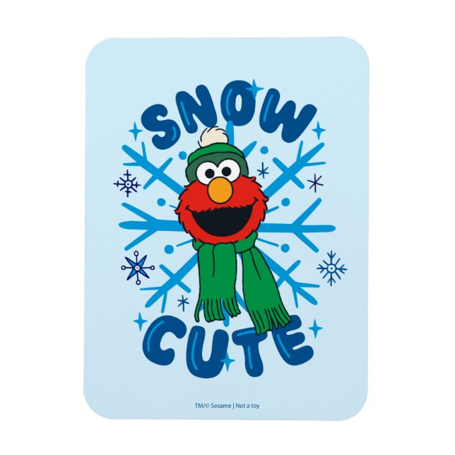 Imán Elmo Snow Cute (Vertical)