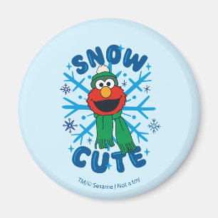 Imán Elmo Snow Cute