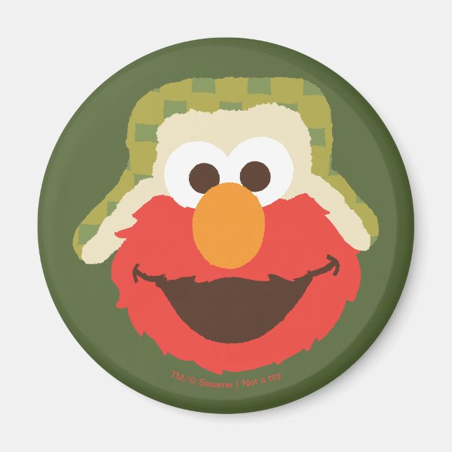 Imán Elmo Woodland Face (Frente)