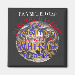 Imán Elogio al Señor Halibut Fish & Chips FV poderoso O