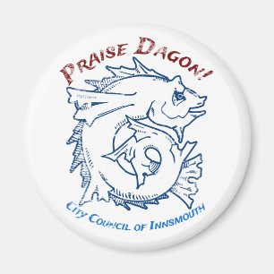 Imán Elogio Dagon Innsmouth Lovecraft Fish Horror