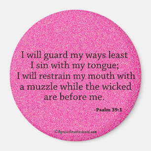 Imán Elogio N Cita Rosa Biblia Personalizar