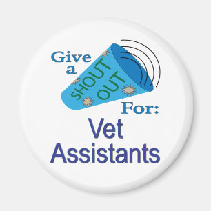 Imán Elogio para Asistentes Veterinarios