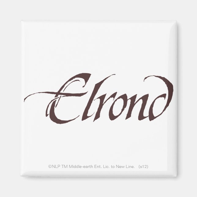 Imán ELROND™ Name Solid (Frente)