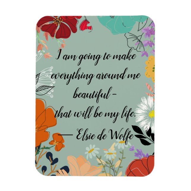 Imán Elsie de Wolfe Cote Magnet (Vertical)